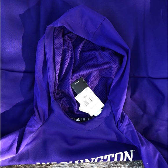 Adidas Washington Huskies Big Men Game Mode Hoodie - Picture 6 of 8